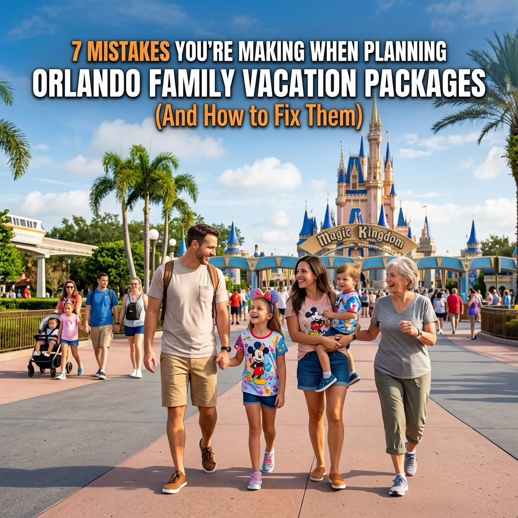 7 Mistakes You&rsquo;re Making When Planning Orlando Family Vacation Packages (And How to Fix Them)